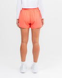 Charge High Waist Run Shorts Fluro Orange