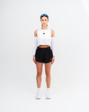 Charge Crop Top White