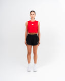 Charge Crop Top Red