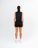 Charge High Waist Run Shorts Black