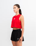 Charge Crop Top Red