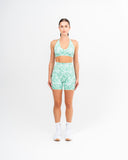 Freedom Marble Sports Bra Green