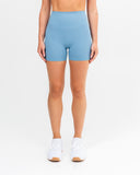 Impulse High Waist Shorts Sky Blue