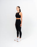 Impulse Longline Sports Bra Black