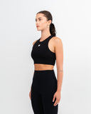 Impulse Longline Sports Bra Black