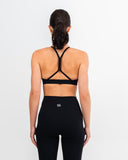 Impulse Hybrid Sports Bra Black