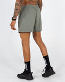 Rise Shorts - 5 Inch Khaki Green