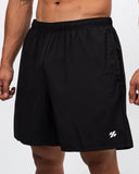 Rise Shorts - 7 Inch Black