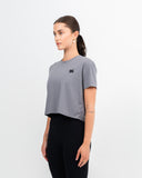 Rise Crop Top Iron Grey